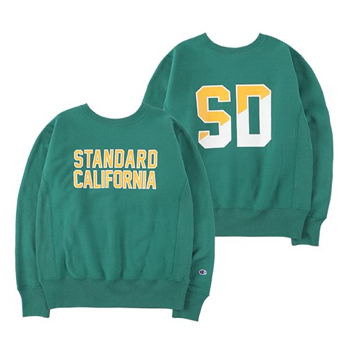 Champion × SD Reverse Weave Crew Sweat | STANDARD CALIFORNIA