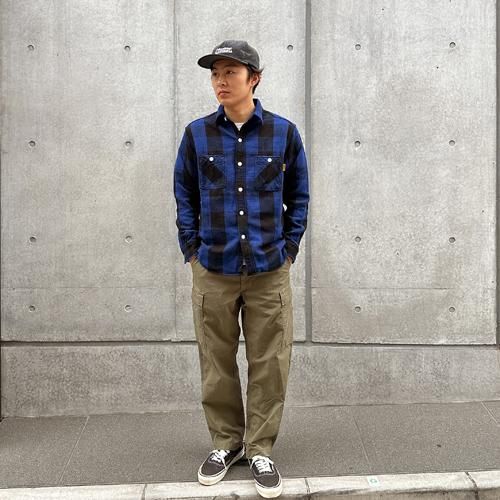 トップス STANDARD CALIFORNIA FLANNEL CHECK SHIRTS STANDARD CALIFORNIA SD Heavy Flannel Check Shirt (Charcoal