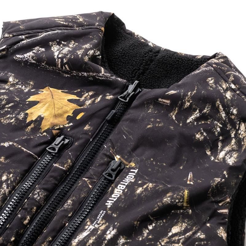 BULLET CAMO REVERSIBLE VEST | TIGHTBOOTH - タイトブース | Specs 