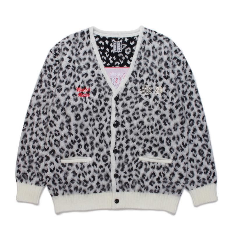 BlackEyePatch / LEOPARD HEAVY MOHAIR CARDIGAN | WACKO MARIA