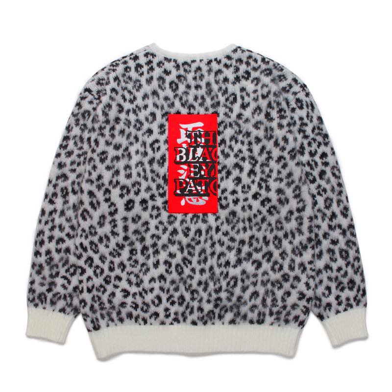 BlackEyePatch / LEOPARD HEAVY MOHAIR CARDIGAN | WACKO MARIA