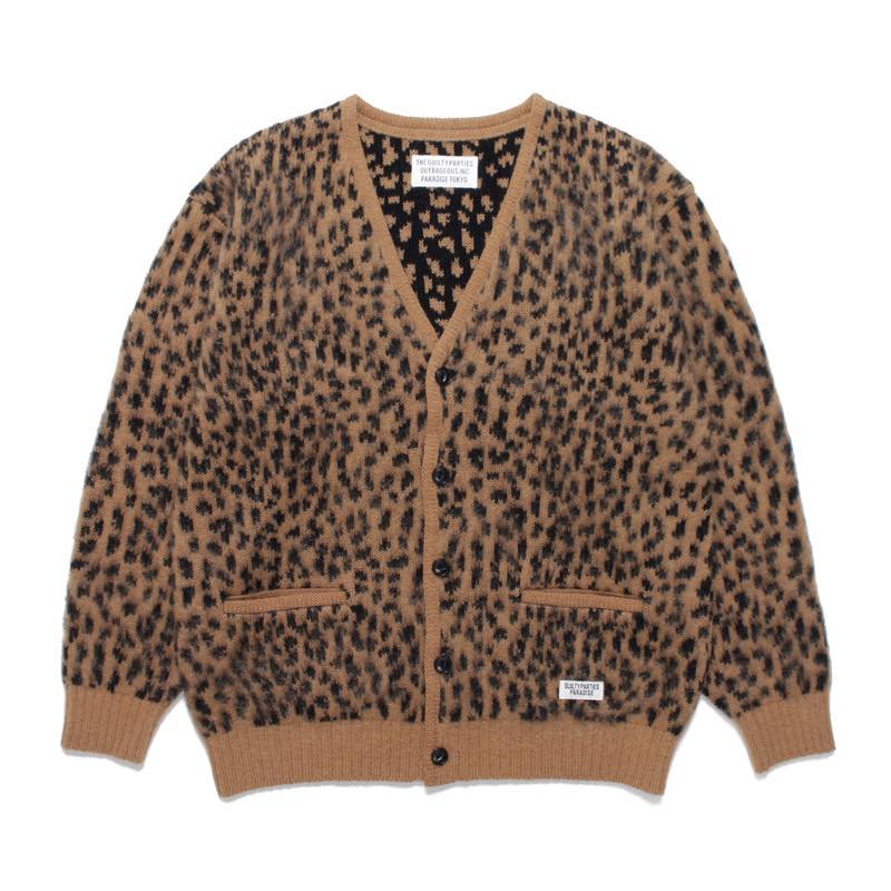 LEOPARD HEAVY MOHAIR CARDIGAN | WACKO MARIA - ワコマリア | Specs ONLINE STORE