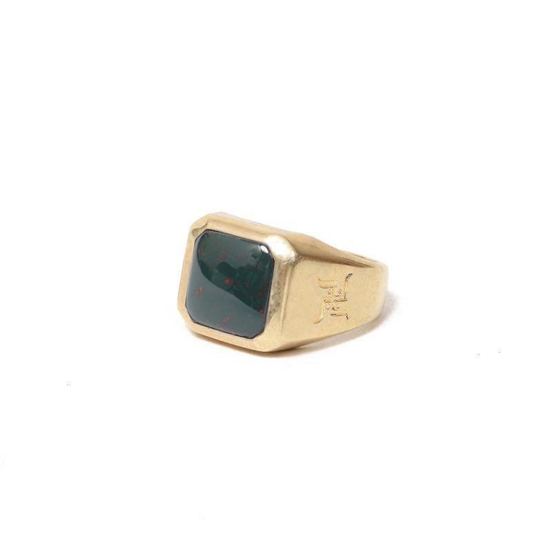 BLOODSTONE SIGNET RING (TYPE-1) | WACKO MARIA - ワコマリア | Specs