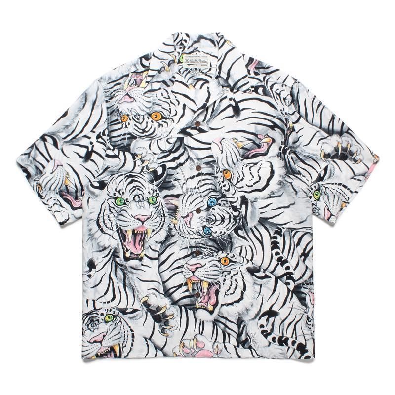 WACKOMARIA TIM LEHI HAWAIIANSHIRT グレー