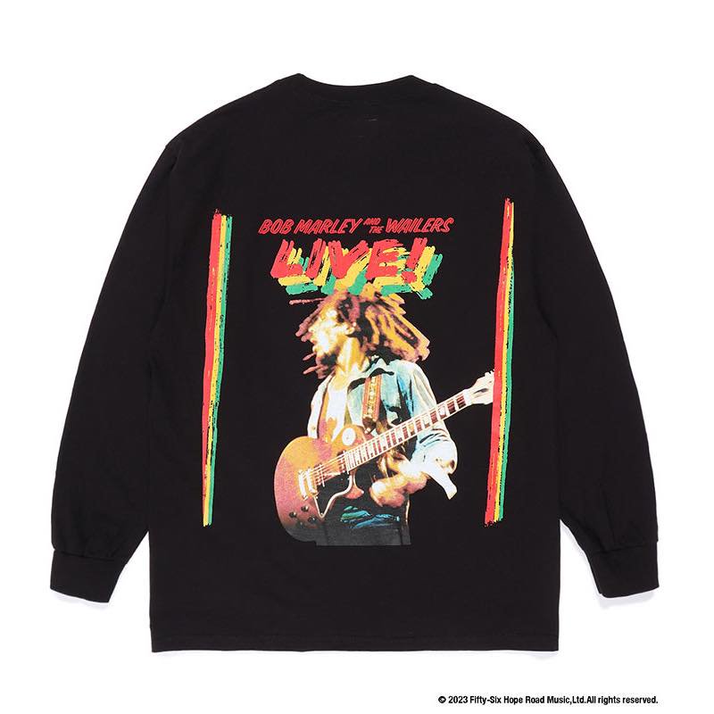 BOB MARLEY / CREW NECK LONG SLEEVE T-SHIRT | WACKO MARIA