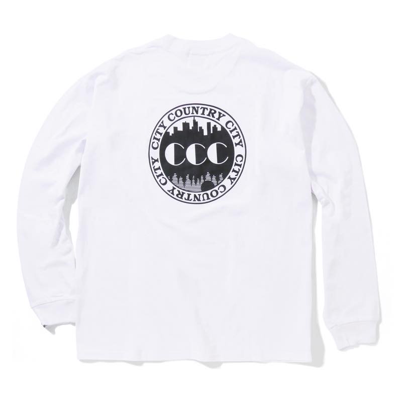 EMBROIDERY LOGO COTTON L/S T-SHIRT | CITY COUNTRY CITY - シティー