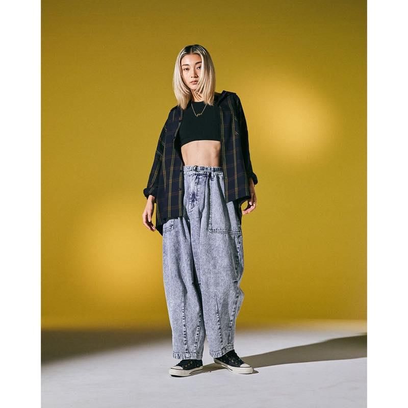 DENIM BAKER BALLOON PANTS | TIGHTBOOTH - タイトブース | Specs 