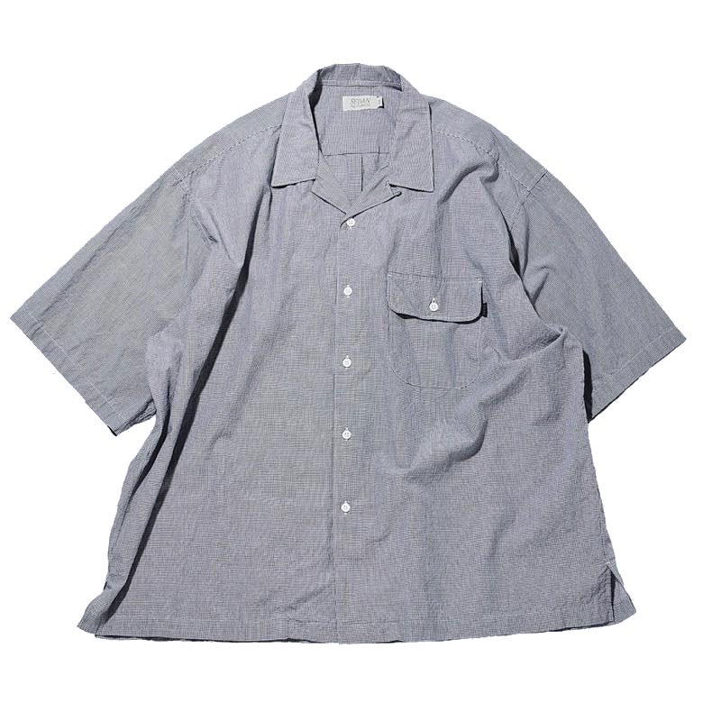 Gingham Plaid Open Collar S/S Shirt | SEDAN ALL-PURPOSE - セダン