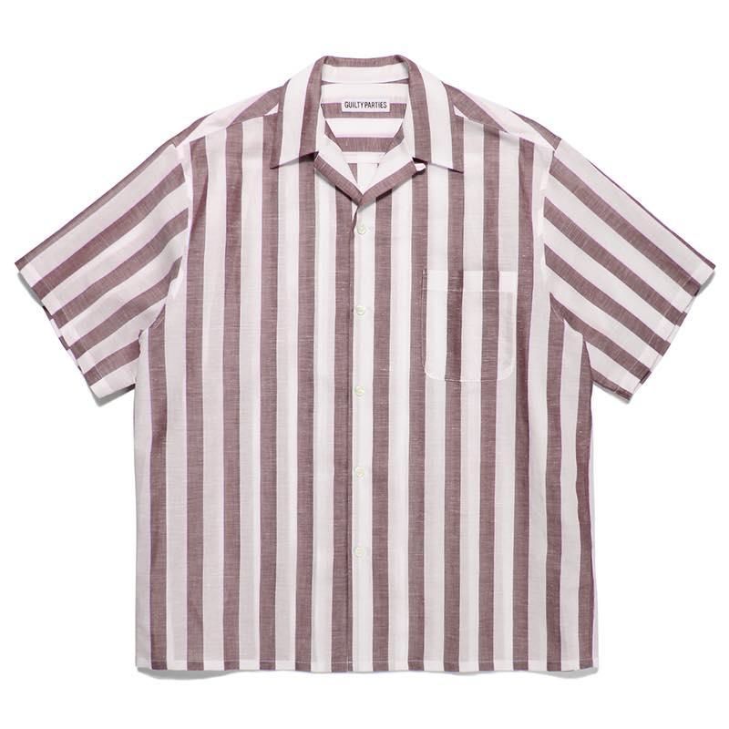 SOKTAS / STRIPED OPEN COLLAR SHIRT S/S (TYPE-1) | WACKO MARIA 