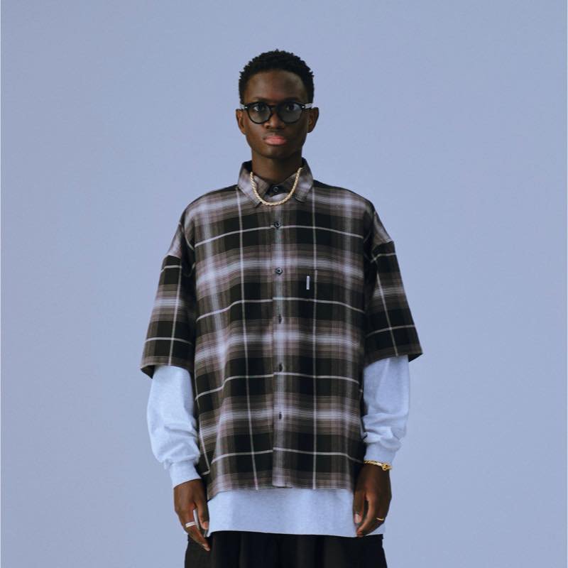 R/C Ombre Check L/S Shirt クーティ cootie - シャツ