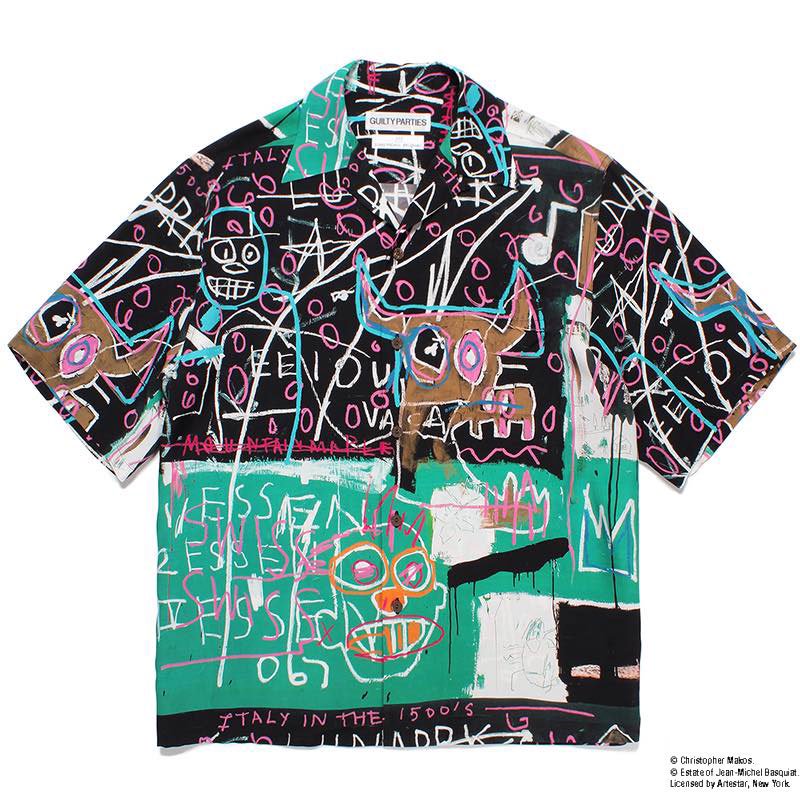 JEAN-MICHEL BASQUIAT / S/S HAWAIIAN SHIRT (TYPE-5) | WACKO MARIA - ワコマリア |  Specs ONLINE STORE