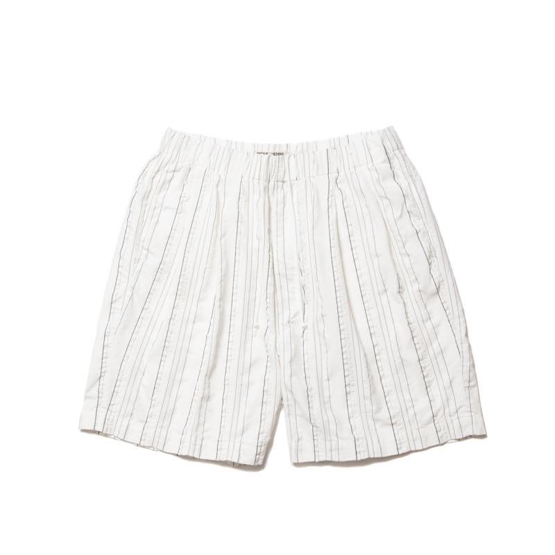 Stripe Sucker Cloth 2 Tuck Easy Shorts | COOTIE - クーティー | Specs ONLINE STORE