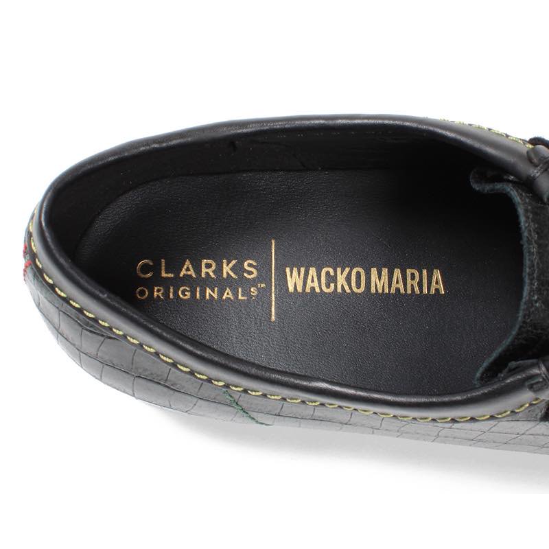 wacko maria clarks wallabee croc uk8