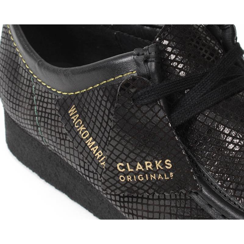 CLARKS ORIGINALS / SNAKE EMBOSSED LEATHER WALLABEE | WACKO MARIA