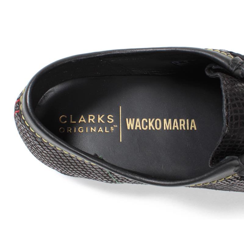 CLARKS ORIGINALS / SNAKE EMBOSSED LEATHER WALLABEE | WACKO MARIA