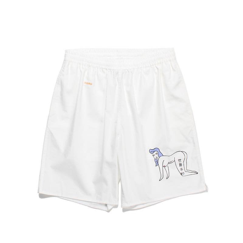 23ss WACKO MARIA BOARD SHORTS ホワイト M - ショートパンツ