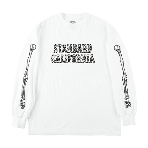 AH × SD Bones Logo Long Sleeve T| STANDARD CALIFORNIA - スタンダードカリフォルニア |  Specs ONLINE STORE