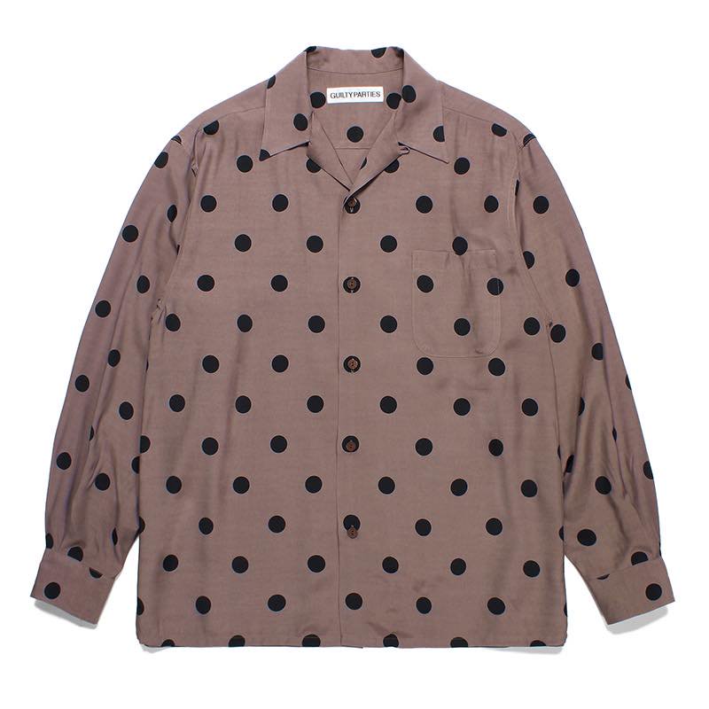 DOTS OPEN COLLAR SHIRT | WACKO MARIA - ワコマリア | Specs ONLINE STORE