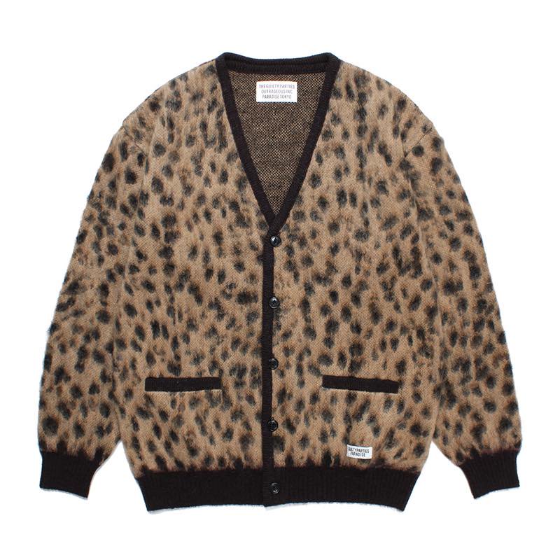 LEOPARD MOHAIR KNIT JACQUARD CARDIGAN | WACKO MARIA - ワコマリア | Specs ONLINE  STORE