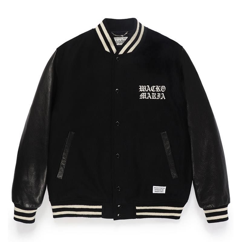 LEATHER VARSITY JACKET| WACKO MARIA - ワコマリ | Specs ONLINE STORE