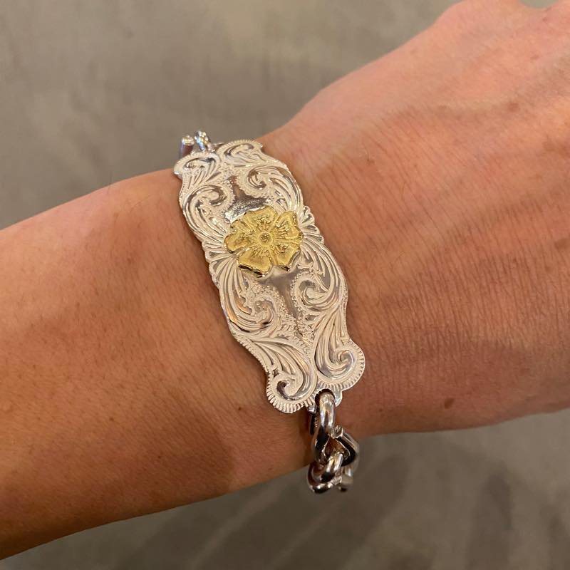 18K KARAKUSA ROSE CHAIN BRACELET | LARRY SMITH - ラリースミス | Specs ONLINE STORE