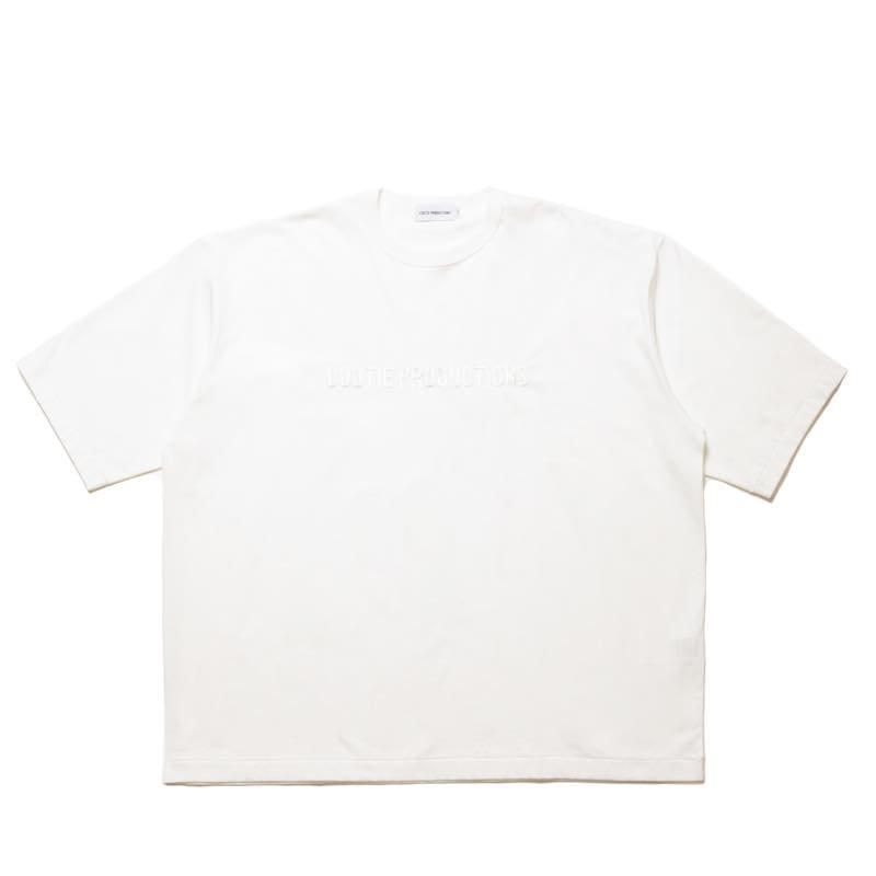 Cootie Oversized S/S Tee 刺繍ロゴ Embroidery Oversized S/S Tee (PRODUCTION OF COOTIE)【BLACK