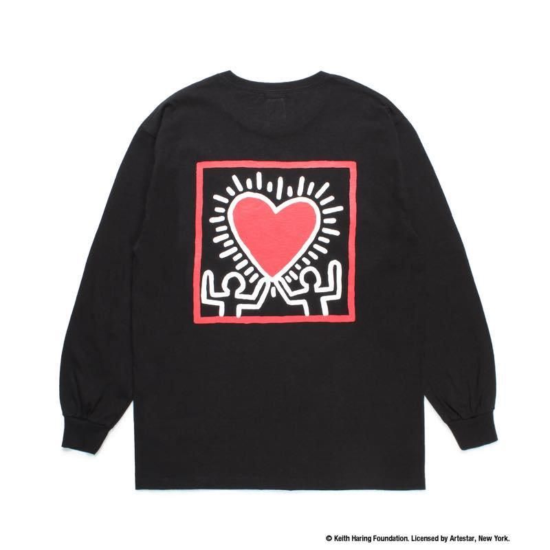 WACKO MARIA / KEITH HARING / LONG SLEEVE T-SHIRT KH-WM-LT02