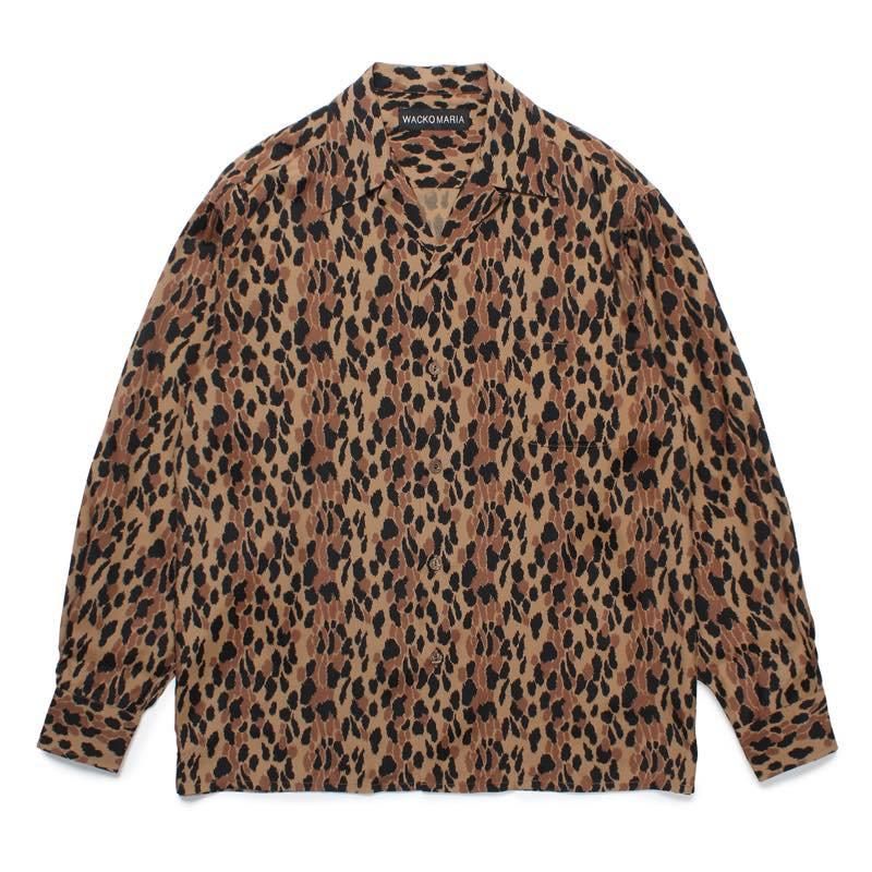 【美品】WACKOMARIA ワコマリア　レオパード　アロハシャツ S WACKO MARIA ワコマリア LEOPARD HAWAIIAN SHIRT