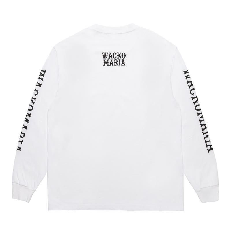 WASHED HEAVY WEIGHT LONG SLEEVE T-SHIRT (25FW-WMT-LT04-WHITE