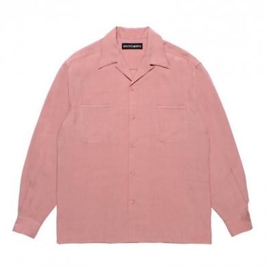 50'S OPEN COLLAR SHIRT (25FW-WMS-OC10 PINK) | WACKO MARIA - ワコマリア