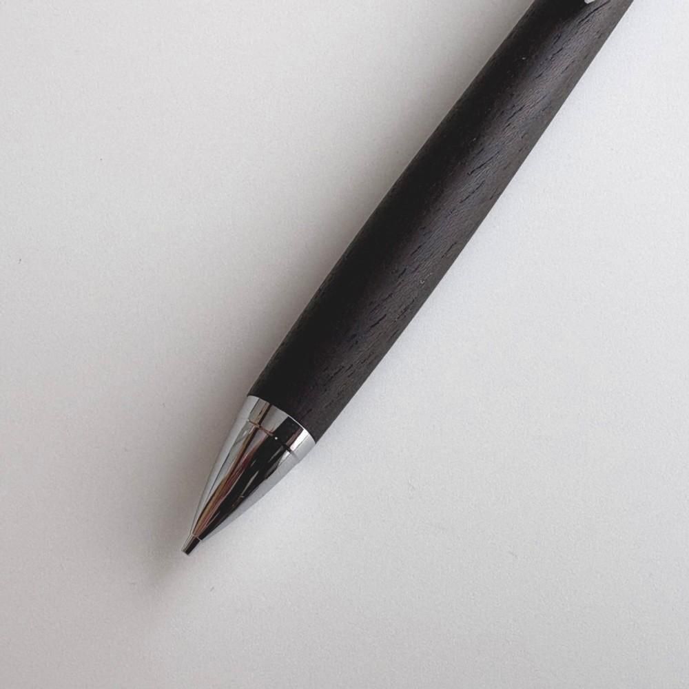 銘木シャム柿無垢材木軸シャープペンシル（芯径0.5mm） - 奥谷木軸ペン