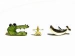 バナナワニ ピアス 【Luccica/ルチカ】【メール便送料無料】 Banana wani フルーツ 果物 アクセサリー 星 スター カワイイ かわいい おもしろ ユニーク 鰐