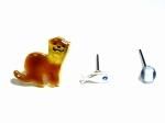 カワウソ ピアス 【 Luccica ルチカ 】【メール便送料無料】 可愛い アクセサリー 動物 アニマル レディース どうぶつ 魚 フィッシュ 雫 かわうそ スタッド 可愛い 人気