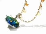 キラライステフ ネックレス 【 Palnart Poc パルナートポック 】【メール便送料無料】 傘 カサ アンブレラ パラソル 星 スター 宇宙 誕生日 プレゼント 女性 雑貨 メルヘン 梅雨