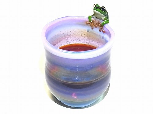 Frog Glass 雨蛙 【 kengtaro ケンタロー 】 カエル ボロシリケイトガラス 蛙 かえる フロッグ 個性的 コップ グラス