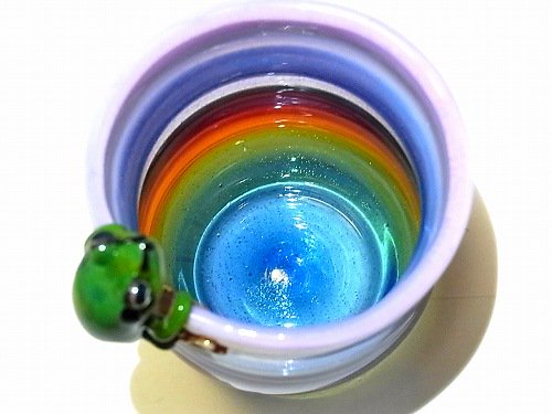 Frog Glass 雨蛙 【 kengtaro ケンタロー 】 カエル ボロシリケイトガラス 蛙 かえる フロッグ 個性的 コップ グラス