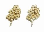 花咲く枝 ピアス (ホワイト)【 Luccica ルチカ 】 【メール便送料無料】 華やか アクセサリー レディース 花 フラワー 季節 シーズン