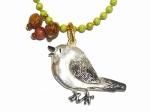 シマエナーガ ネックレス 【 Palnart Poc パルナートポック 】 鳥 バード アクセサリー シマエナガ エナガ 誕生日 プレゼント 女性 雑貨 おしゃれ かわいい ユニーク