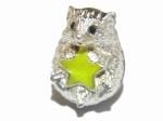 一番星 ピンブローチ (カラー: シルバー )【 cuir carameliser クイール キャラメリゼ 】【 ゆうメール 送料無料 】 星 ハリネズミ はりねずみ スター 動物 かわいい