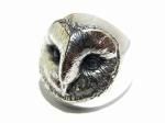 メンフクロウリング 【 ariam 】【 送料無料 】 ハンドメイド アクセサリー ジュエリー 動物 かわいい 指輪 フクロウ ふくろう シルバー