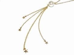 hoku ネックレス 【 Luccica ルチカ 】【メール便送料無料】 星 パール アクセサリー キレイ ファッション 個性的 オシャレ モチーフ チャーム