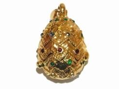 『 インペリアルイースターエッグ ゴールドバード 』 【 A&C Enamel Paris 】【ゆうメール 送料無料 】 トップ チャーム アクセサリー