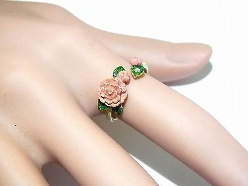 乙女椿 リング Palnart Poc パルナートポック ツバキ 花 フラワー 指輪