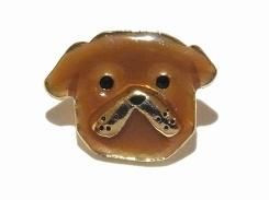 perroji ピンブローチ 【 Luccica ルチカ 】【 メール便 送料無料 】 アクセサリー おもしろ カワイイ アニマル 動物 イヌ 犬 モチーフ