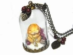 X'smas プリエール 「祈り」 ロップイヤー ウサギ ネックレス【Wadou-koubou/和道工房】X'mas オブジェ ネックレス かわいい アクセサリー 個性的 ラビット モチーフ