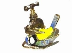 『 アオガラ ジュエリーボックス 』【 ピィアース Piearth Japan 】アクセサリー ジュエリー ボックス 置物 インテリア 動物 アニマル モチーフ オブジェ 鳥 バード 鳥類 かわいい