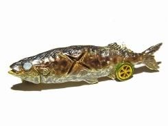 秋刀魚 ブローチ 【 Palnart Poc パルナートポック 】【 メール便 送料無料 】 サンマ 焼き魚 おもしろ ユニーク おしゃれ 珍しい