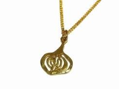 たまねぎ ネックレス【thuthu appetizing accessories/nupi】 necklace ハンドメイド 真鍮 アクセサリー