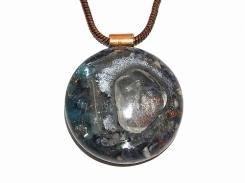 オルゴナイト ペンダント L【Powerful Orgone Pendant】水晶/ブルーアパタイト/セレナイト/ソーダライト 天然石