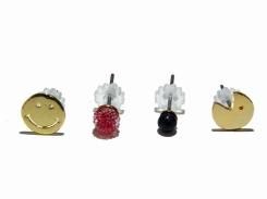 nicopakuセット ピアス 【Luccica/ルチカ】 【メール便送料無料】 アクセサリー 個性的 おもしろ かわいい レディース ラブリー キュート 笑顔